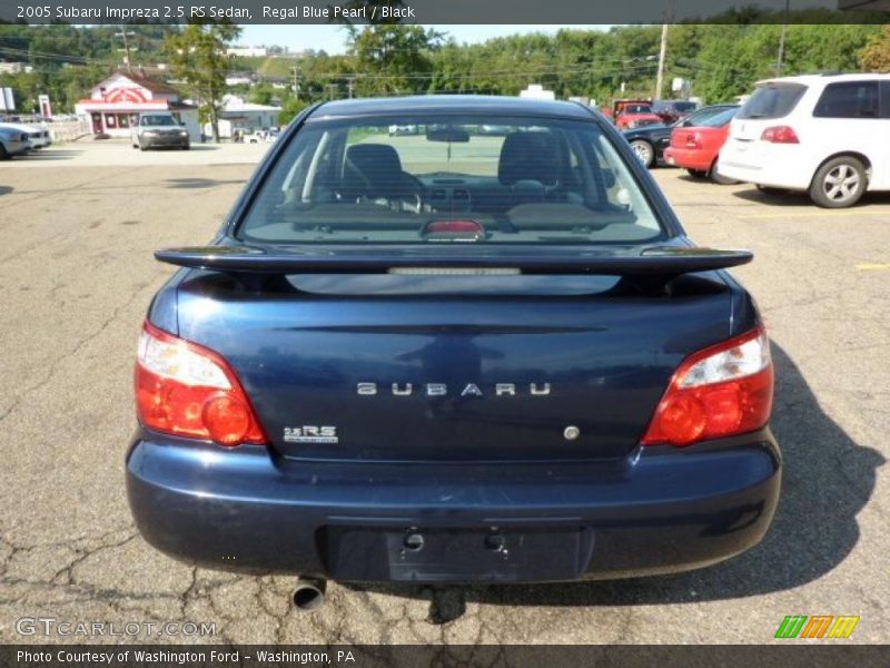 Regal Blue Pearl / Black 2005 Subaru Impreza 2.5 RS Sedan