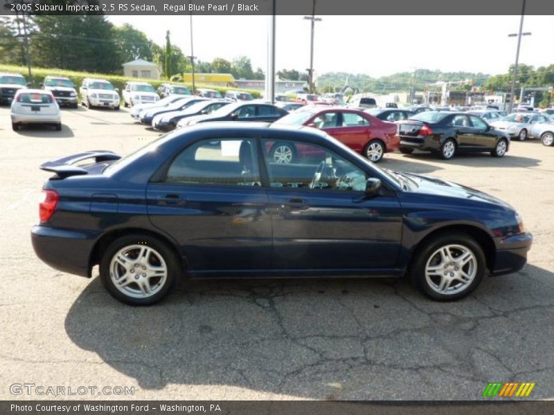 Regal Blue Pearl / Black 2005 Subaru Impreza 2.5 RS Sedan