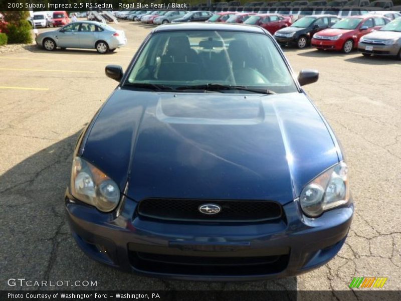 Regal Blue Pearl / Black 2005 Subaru Impreza 2.5 RS Sedan