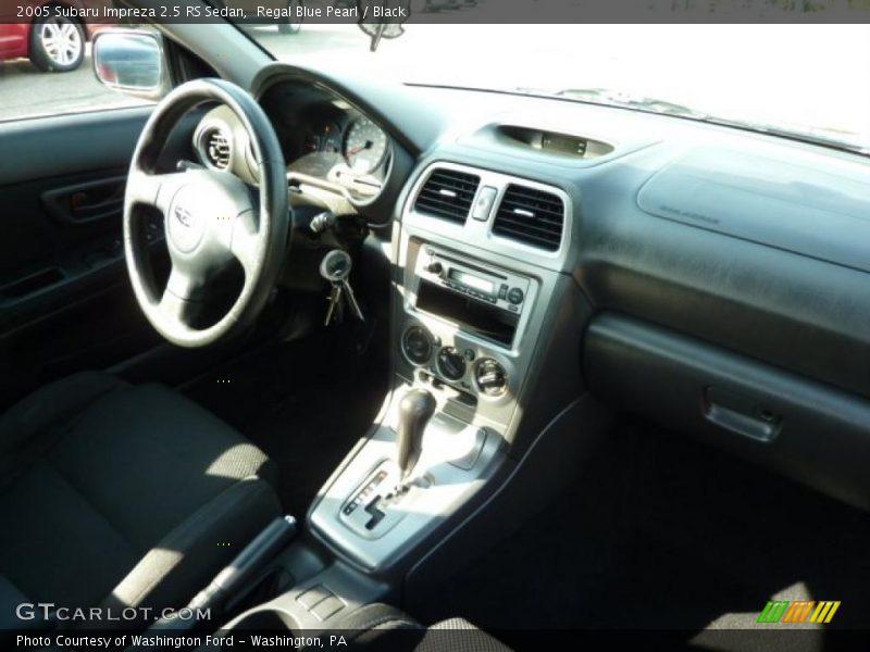 Regal Blue Pearl / Black 2005 Subaru Impreza 2.5 RS Sedan