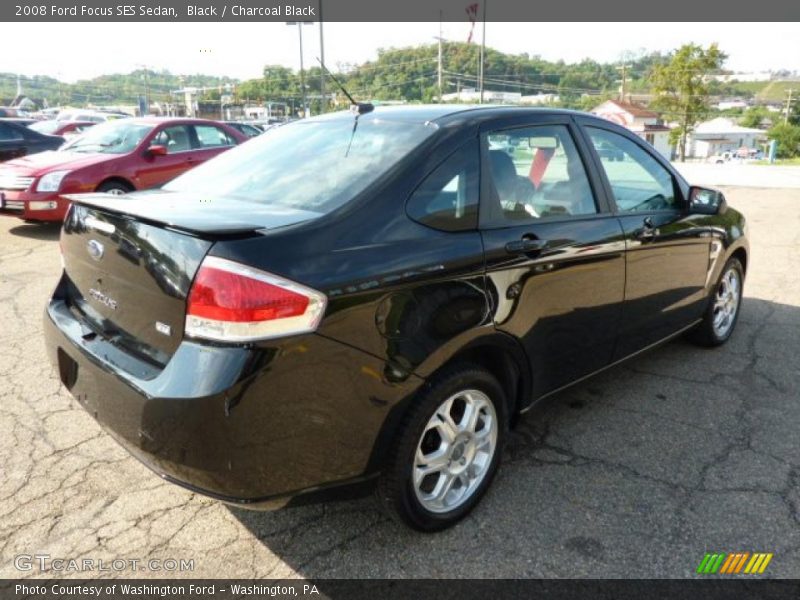 Black / Charcoal Black 2008 Ford Focus SES Sedan