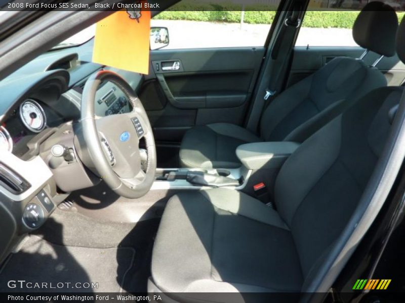 Black / Charcoal Black 2008 Ford Focus SES Sedan
