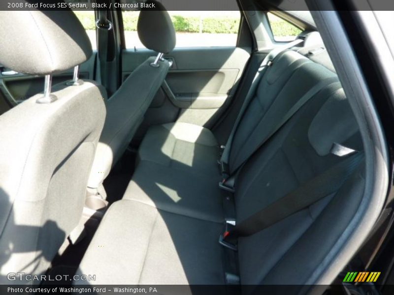 Black / Charcoal Black 2008 Ford Focus SES Sedan