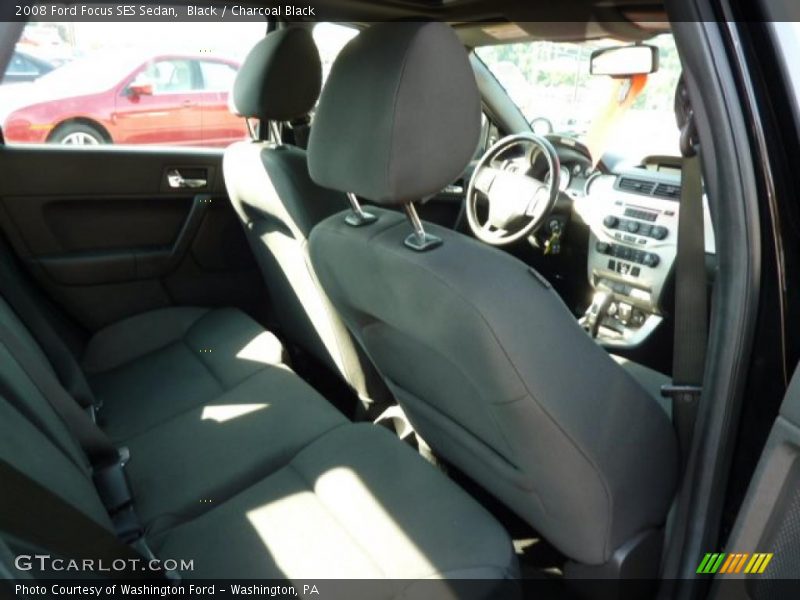 Black / Charcoal Black 2008 Ford Focus SES Sedan