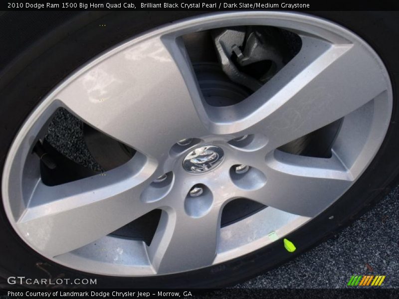 Brilliant Black Crystal Pearl / Dark Slate/Medium Graystone 2010 Dodge Ram 1500 Big Horn Quad Cab
