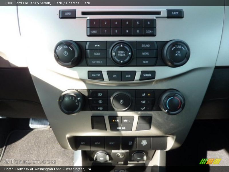 Black / Charcoal Black 2008 Ford Focus SES Sedan
