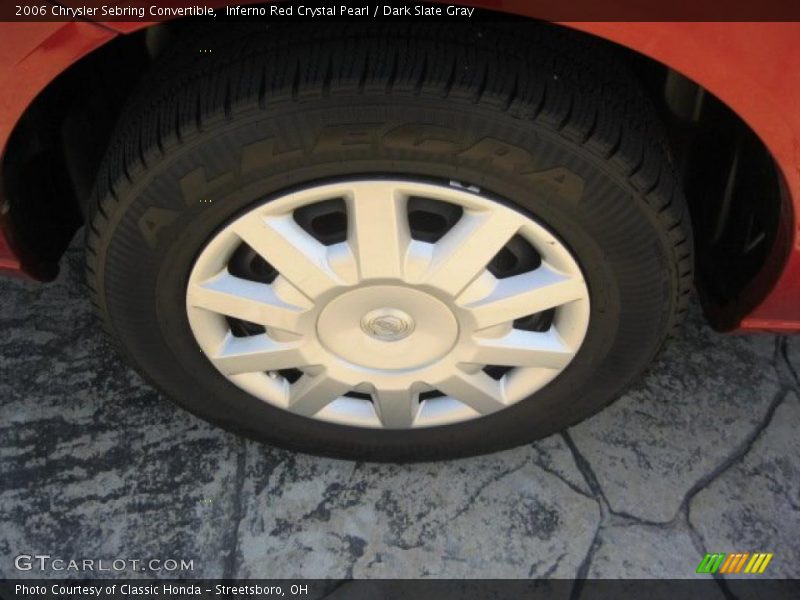 Inferno Red Crystal Pearl / Dark Slate Gray 2006 Chrysler Sebring Convertible