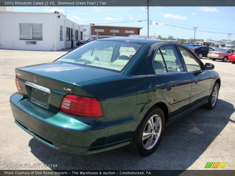 Sherwood Green Pearl / Tan 2001 Mitsubishi Galant LS V6