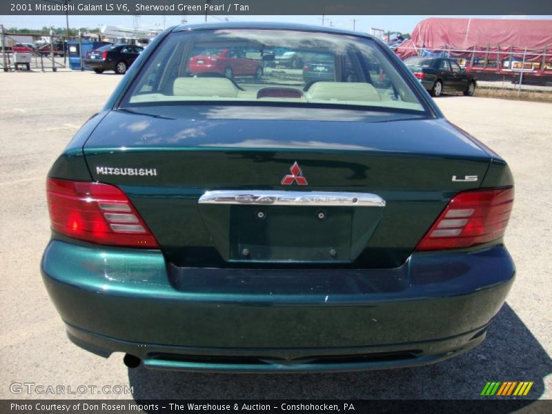 Sherwood Green Pearl / Tan 2001 Mitsubishi Galant LS V6