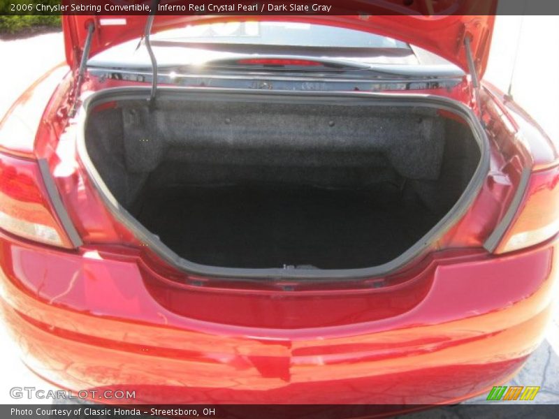 Inferno Red Crystal Pearl / Dark Slate Gray 2006 Chrysler Sebring Convertible