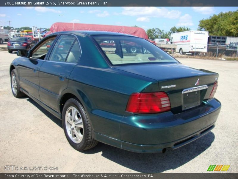 Sherwood Green Pearl / Tan 2001 Mitsubishi Galant LS V6