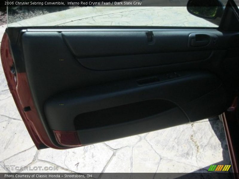 Inferno Red Crystal Pearl / Dark Slate Gray 2006 Chrysler Sebring Convertible