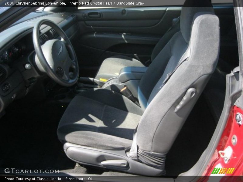 Inferno Red Crystal Pearl / Dark Slate Gray 2006 Chrysler Sebring Convertible