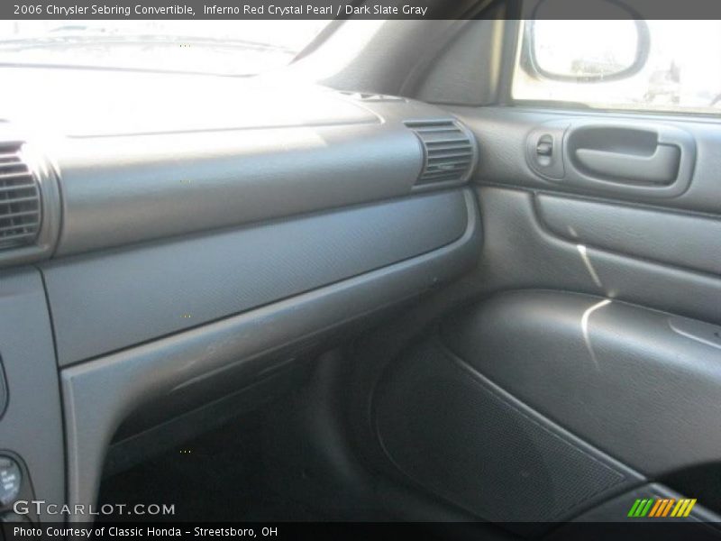 Inferno Red Crystal Pearl / Dark Slate Gray 2006 Chrysler Sebring Convertible