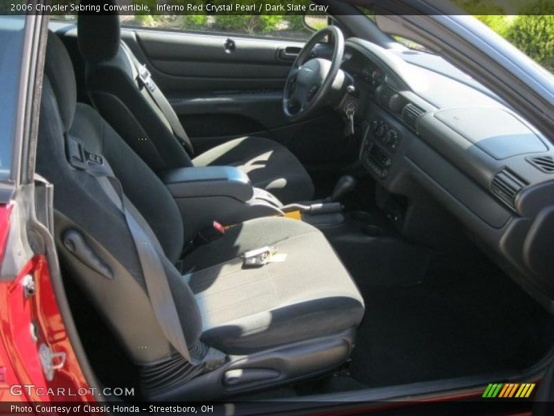 Inferno Red Crystal Pearl / Dark Slate Gray 2006 Chrysler Sebring Convertible