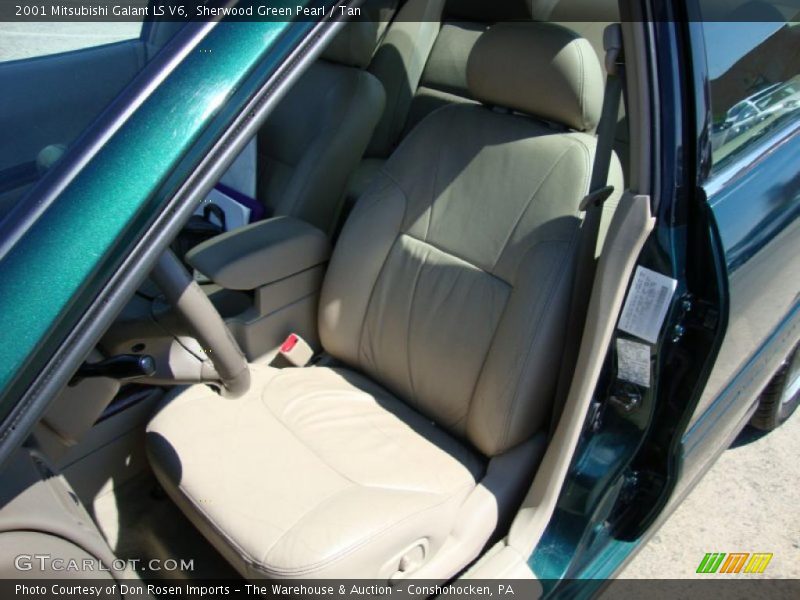 Sherwood Green Pearl / Tan 2001 Mitsubishi Galant LS V6