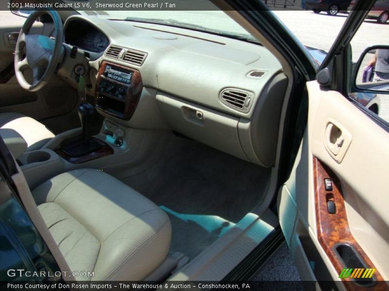 Sherwood Green Pearl / Tan 2001 Mitsubishi Galant LS V6