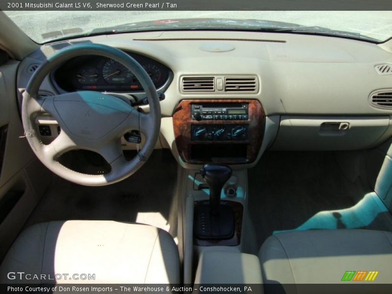 Sherwood Green Pearl / Tan 2001 Mitsubishi Galant LS V6