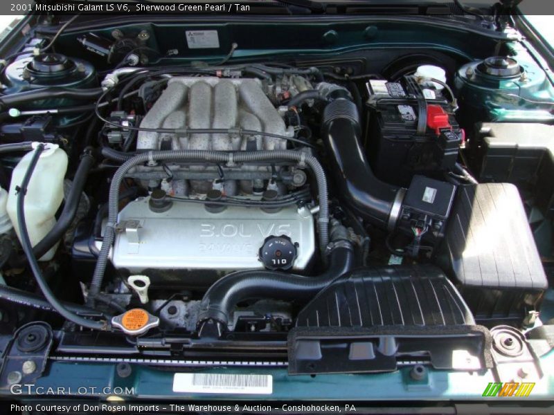 Sherwood Green Pearl / Tan 2001 Mitsubishi Galant LS V6