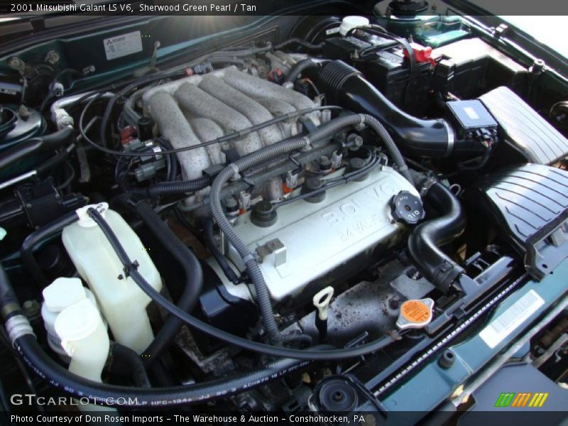 Sherwood Green Pearl / Tan 2001 Mitsubishi Galant LS V6