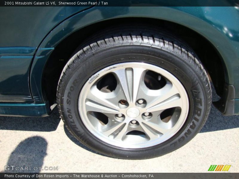 Sherwood Green Pearl / Tan 2001 Mitsubishi Galant LS V6