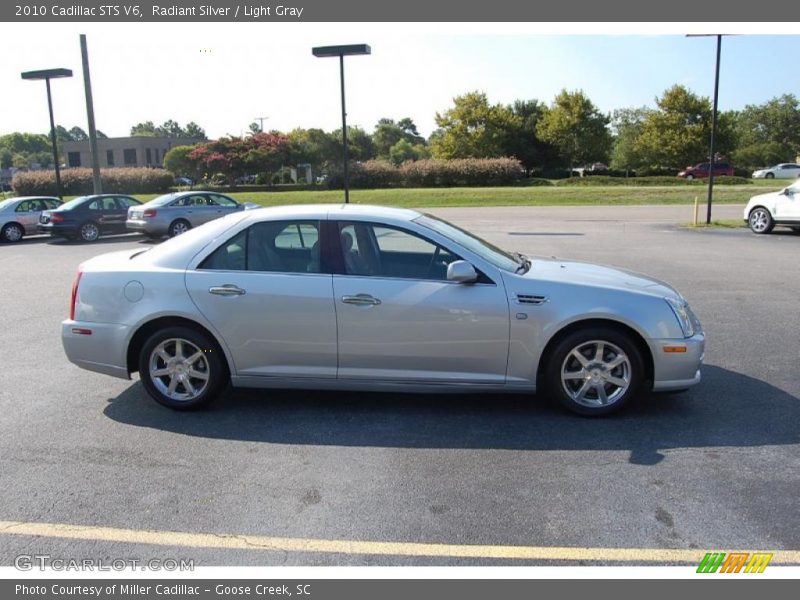 Radiant Silver / Light Gray 2010 Cadillac STS V6