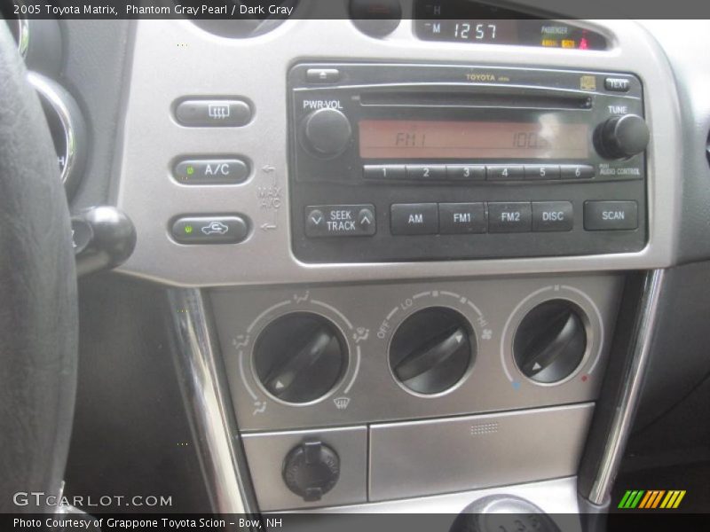 Phantom Gray Pearl / Dark Gray 2005 Toyota Matrix