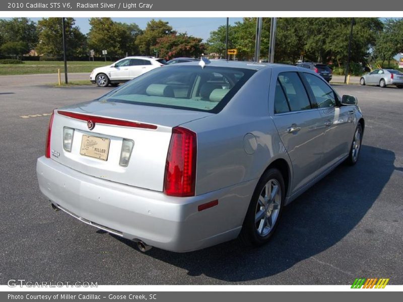 Radiant Silver / Light Gray 2010 Cadillac STS V6