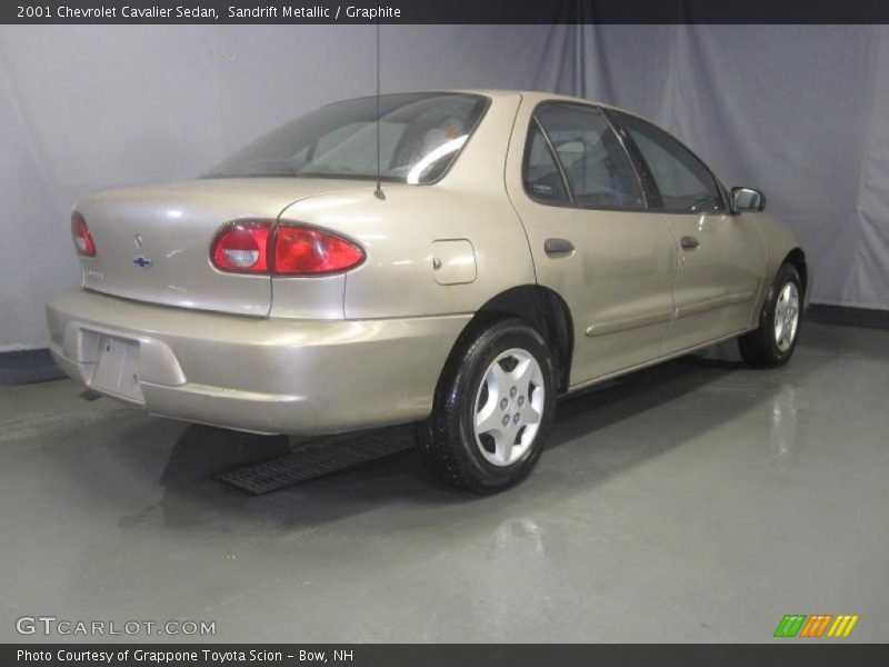 Sandrift Metallic / Graphite 2001 Chevrolet Cavalier Sedan