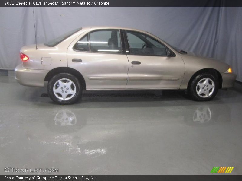 Sandrift Metallic / Graphite 2001 Chevrolet Cavalier Sedan