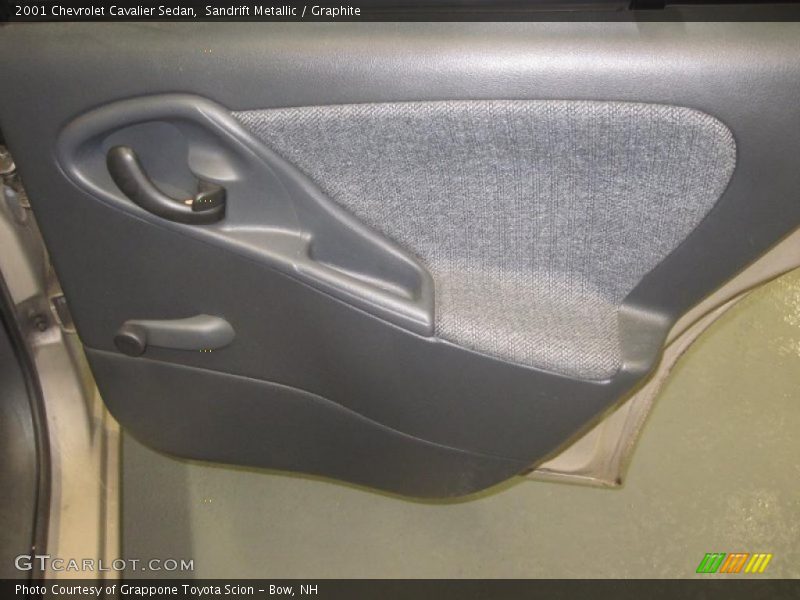 Sandrift Metallic / Graphite 2001 Chevrolet Cavalier Sedan