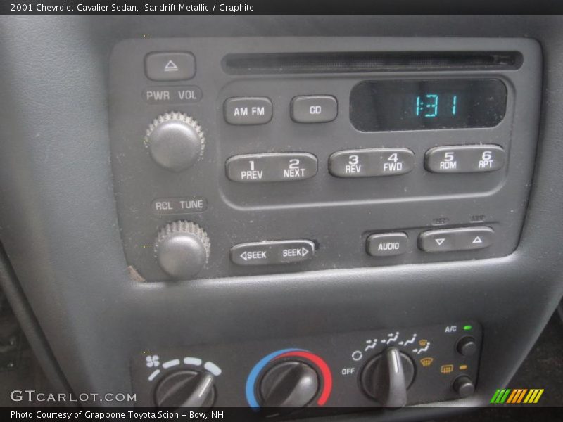 Sandrift Metallic / Graphite 2001 Chevrolet Cavalier Sedan