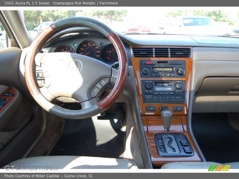 Champagne Mist Metallic / Parchment 2003 Acura RL 3.5 Sedan
