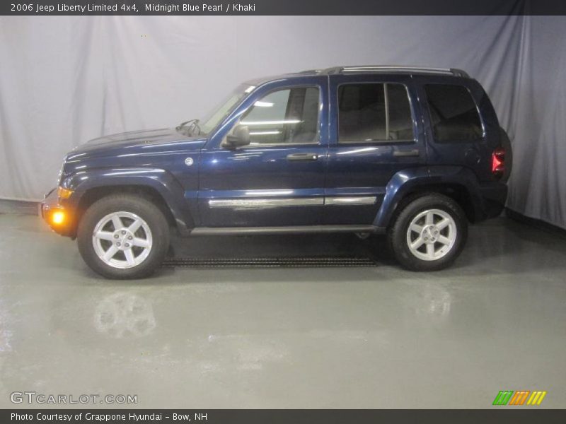 Midnight Blue Pearl / Khaki 2006 Jeep Liberty Limited 4x4