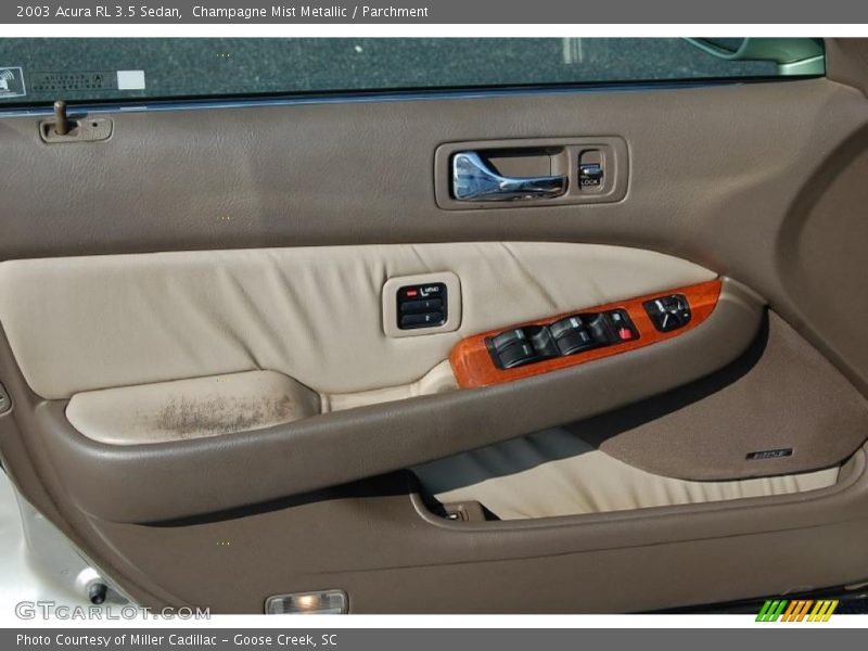 Champagne Mist Metallic / Parchment 2003 Acura RL 3.5 Sedan