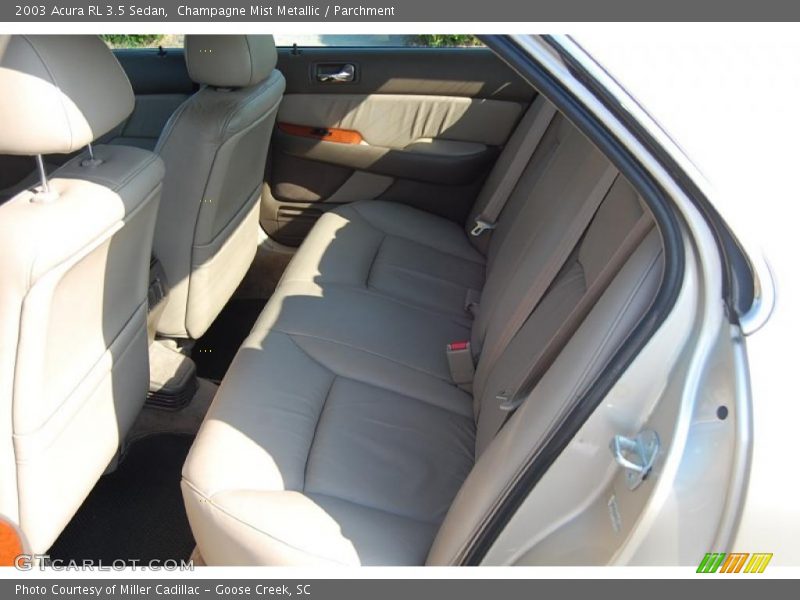 Champagne Mist Metallic / Parchment 2003 Acura RL 3.5 Sedan