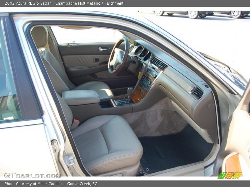 Champagne Mist Metallic / Parchment 2003 Acura RL 3.5 Sedan