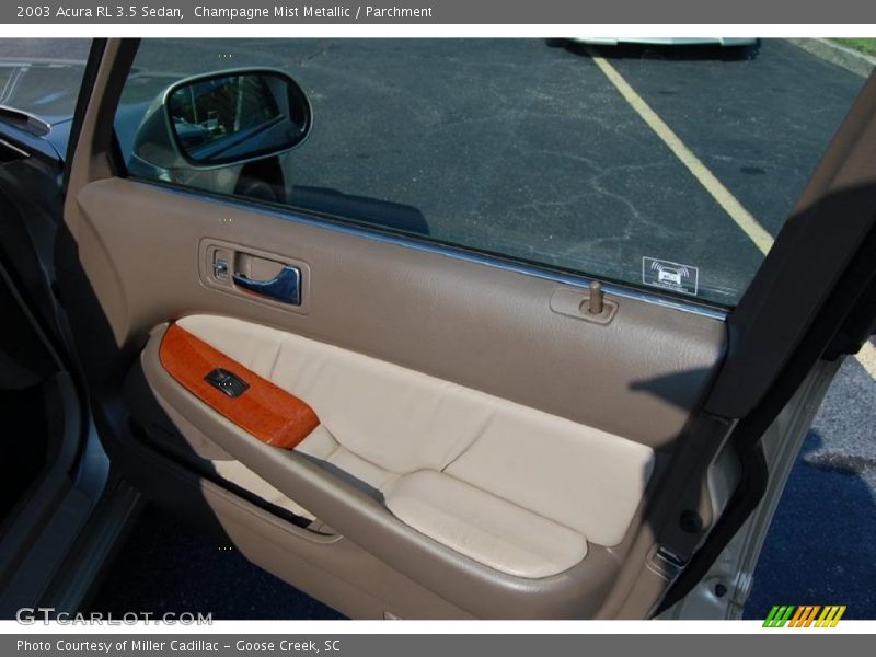 Champagne Mist Metallic / Parchment 2003 Acura RL 3.5 Sedan