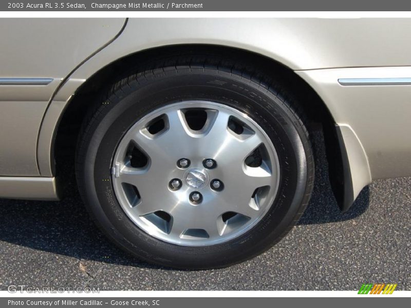 Champagne Mist Metallic / Parchment 2003 Acura RL 3.5 Sedan