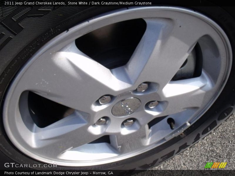 Stone White / Dark Graystone/Medium Graystone 2011 Jeep Grand Cherokee Laredo