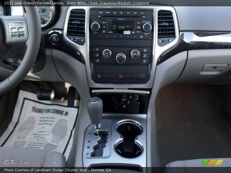 Stone White / Dark Graystone/Medium Graystone 2011 Jeep Grand Cherokee Laredo