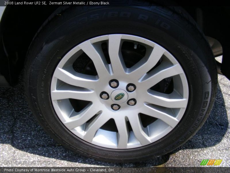 Zermatt Silver Metallic / Ebony Black 2008 Land Rover LR2 SE