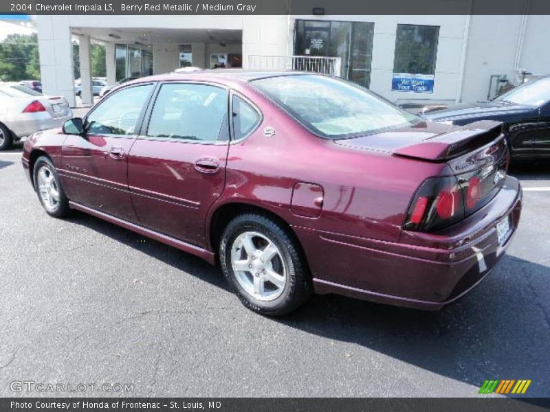 Berry Red Metallic / Medium Gray 2004 Chevrolet Impala LS