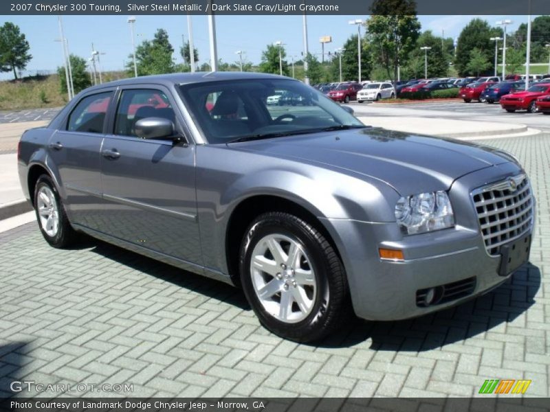 Silver Steel Metallic / Dark Slate Gray/Light Graystone 2007 Chrysler 300 Touring