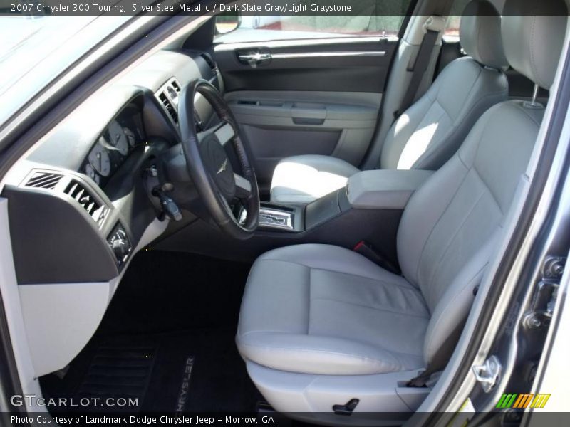 Silver Steel Metallic / Dark Slate Gray/Light Graystone 2007 Chrysler 300 Touring