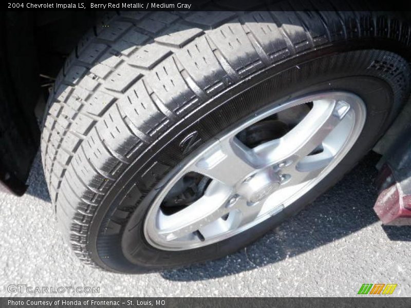 Berry Red Metallic / Medium Gray 2004 Chevrolet Impala LS