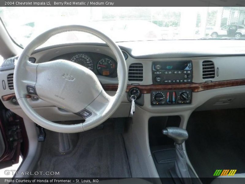 Berry Red Metallic / Medium Gray 2004 Chevrolet Impala LS