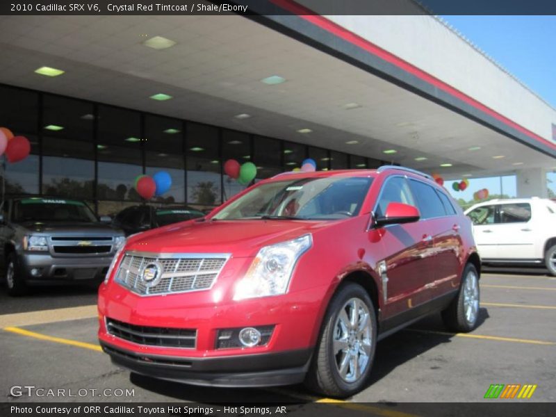 Crystal Red Tintcoat / Shale/Ebony 2010 Cadillac SRX V6