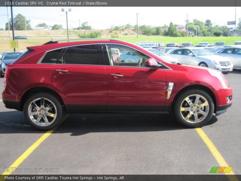 Crystal Red Tintcoat / Shale/Ebony 2010 Cadillac SRX V6
