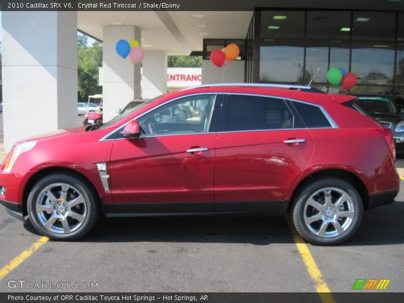 Crystal Red Tintcoat / Shale/Ebony 2010 Cadillac SRX V6